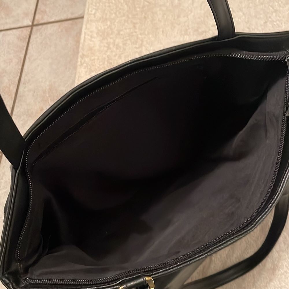 Leather Patchwork Tote - image 7